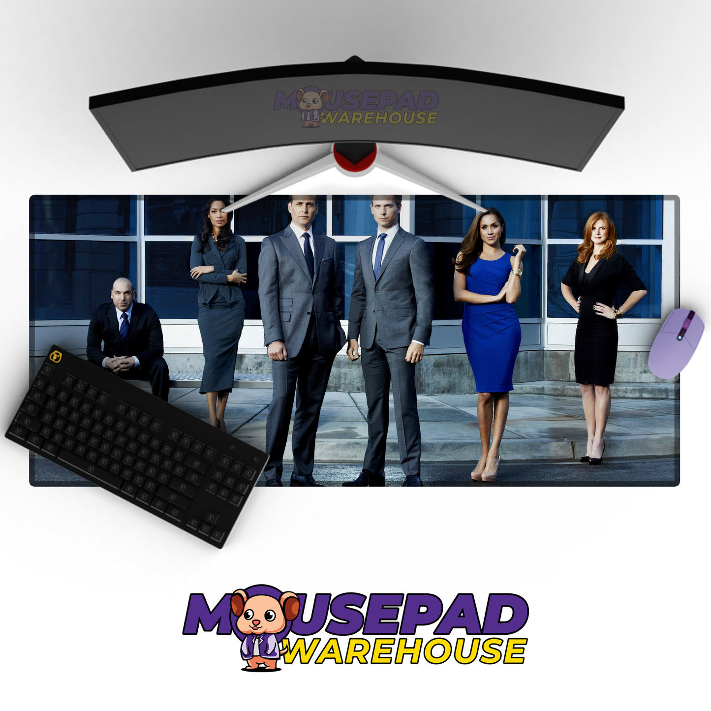 Suits V2 Mousepad Mockup