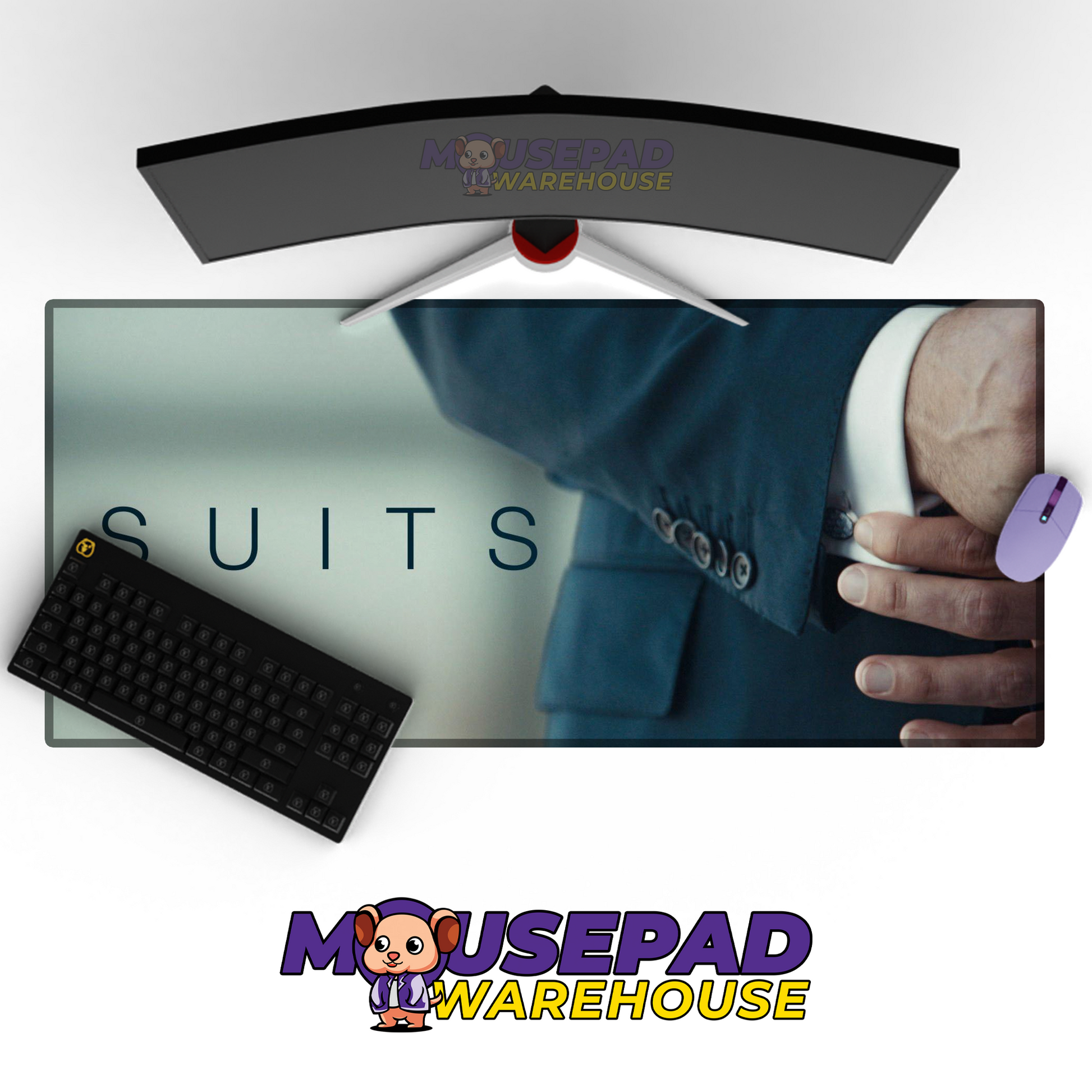 Suits V4 Mousepad Mockup