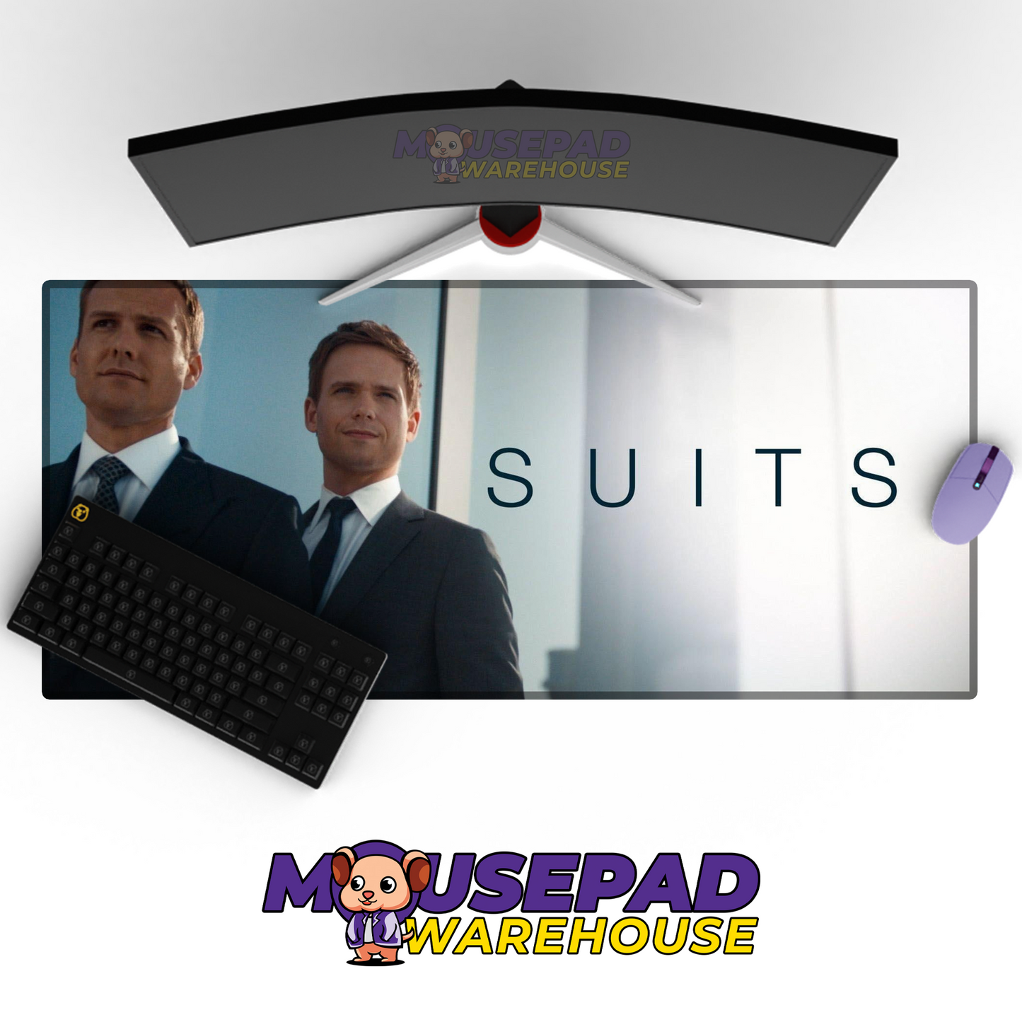Suits V8 Mousepad Mockup