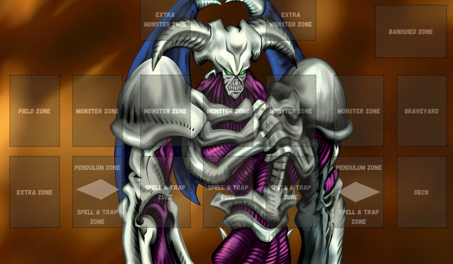 Summoned Skull Yu Gi Oh Card Game Playmat