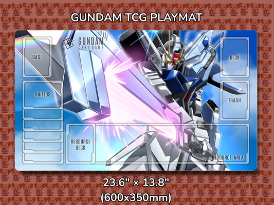 Sword Strike Gundam TCG Playmat Mockup
