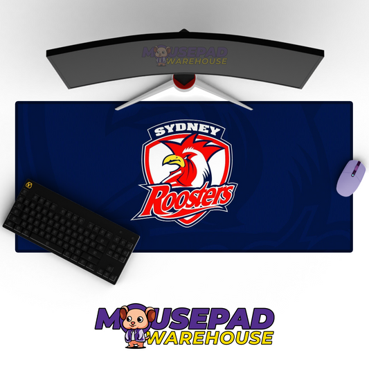 Sydney Roosters V2 Mousepad Deskmat Mockup