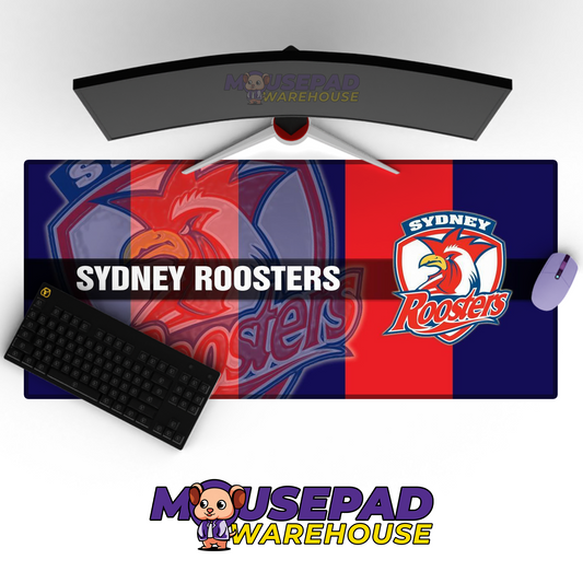 Sydney Roosters V7 Mousepad Deskmat Mockup