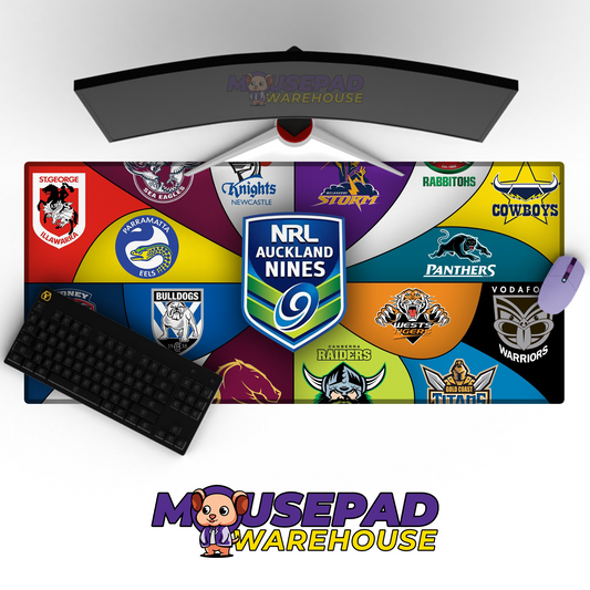 Sydney Roosters V8 Mousepad Deskmat Mockup