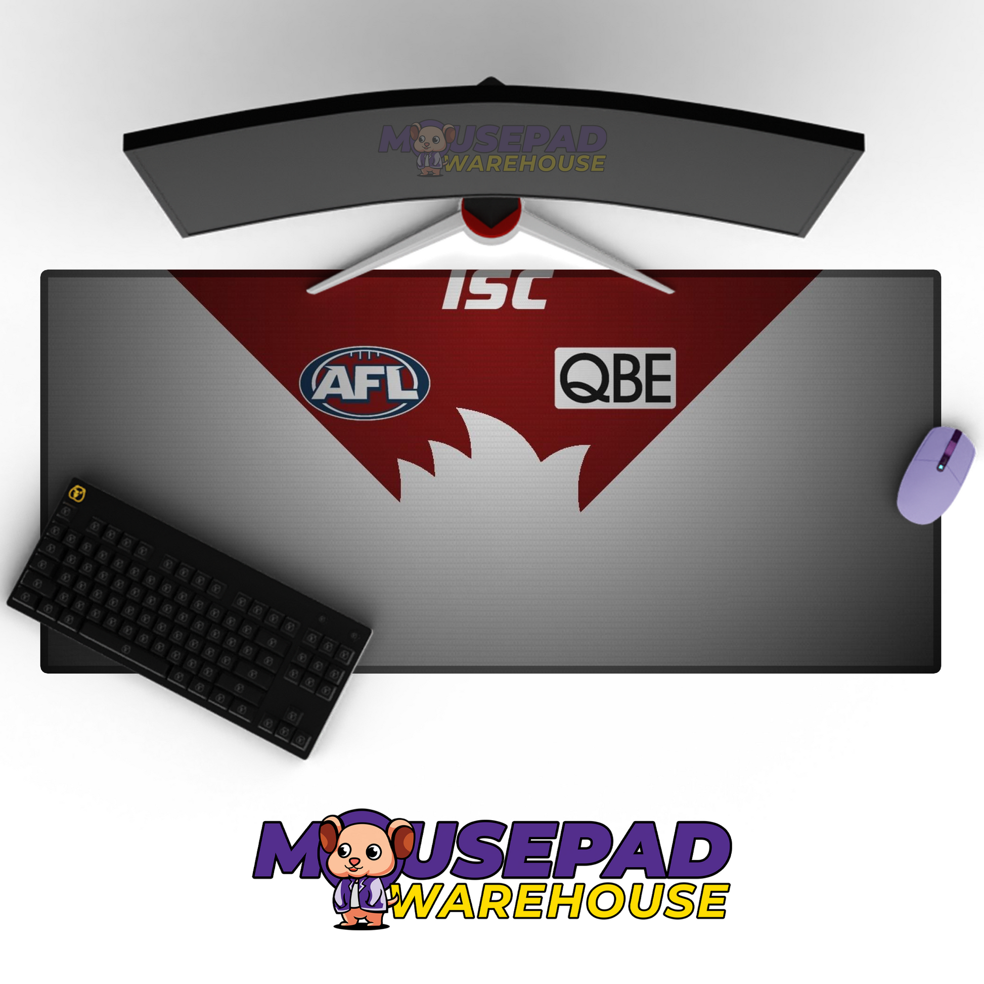 Sydney Swans V5 Mousepad Deskmat Mockup