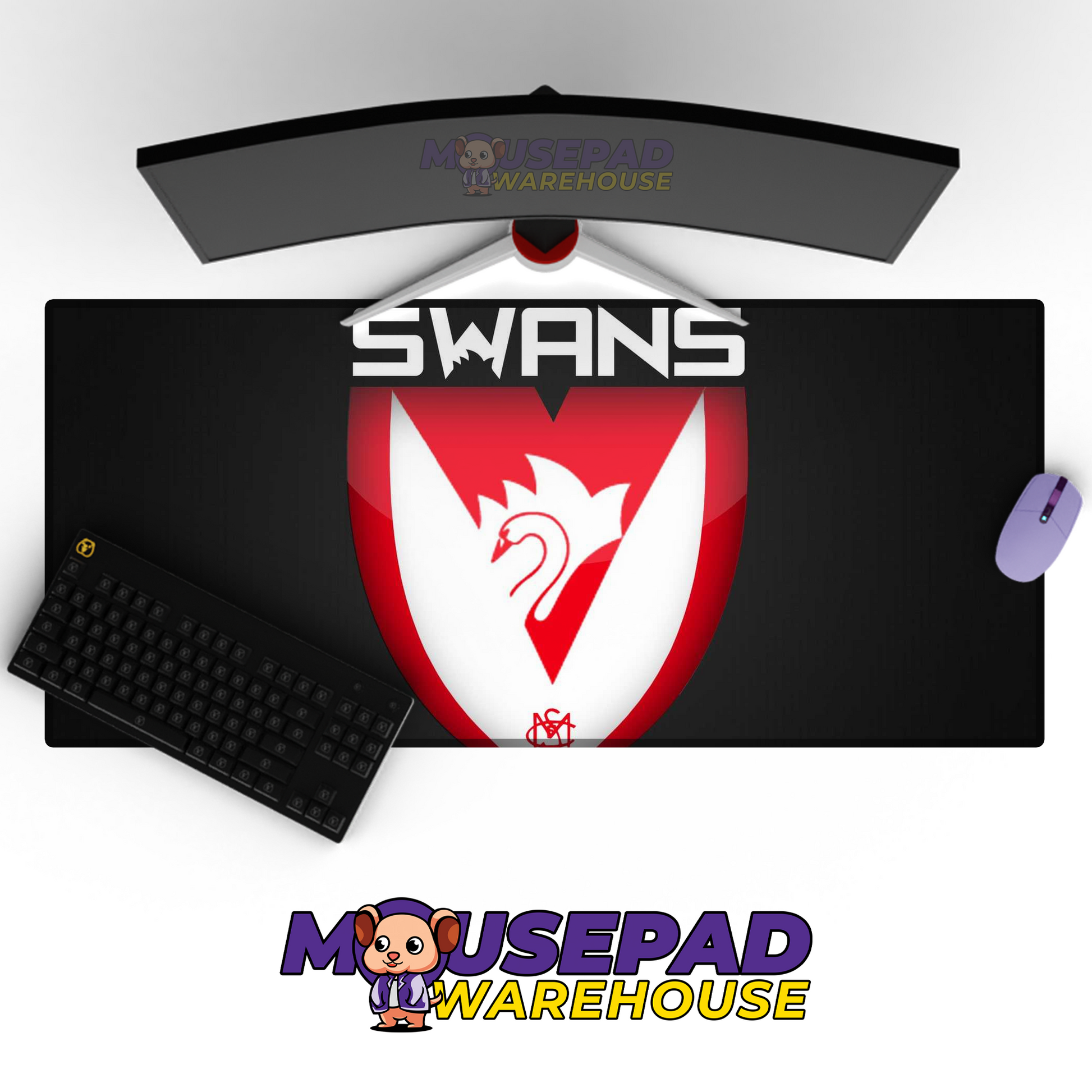 Sydney Swans V8 Mousepad Deskmat Mockup