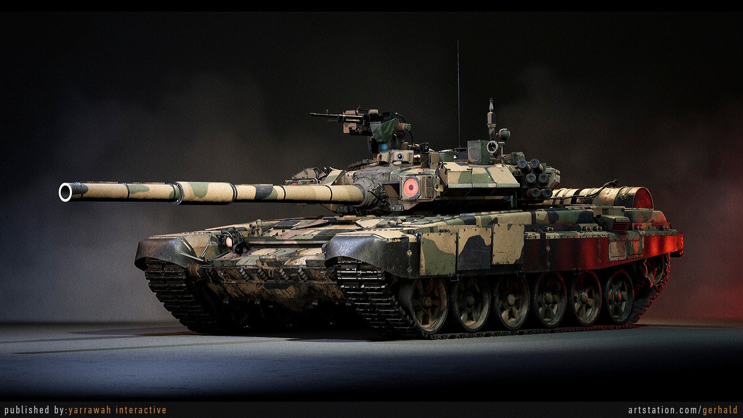 T-90 Tank V11 Mousepad Deskmat