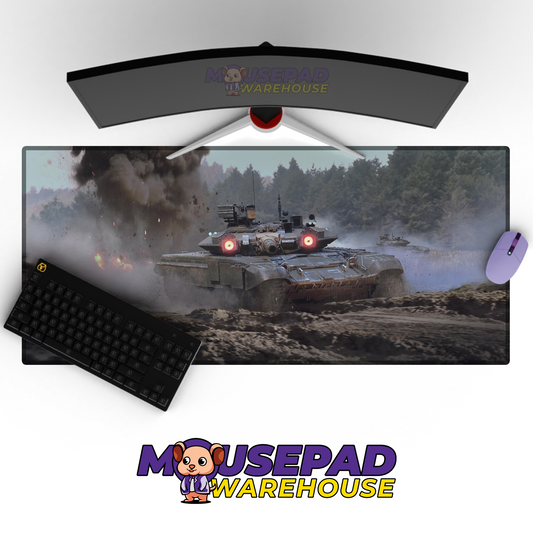 T-90 Tank V19 Mousepad Deskmat Mockup