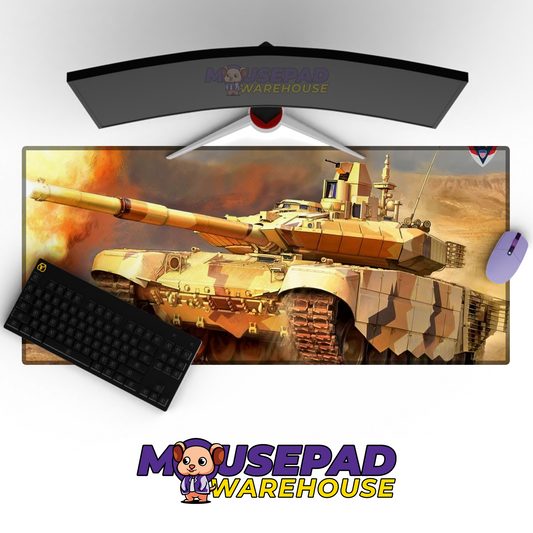 T-90 Tank V20 Mousepad Deskmat Mockup