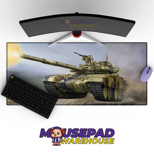 T-90 Tank V6 Mousepad Deskmat Mockup