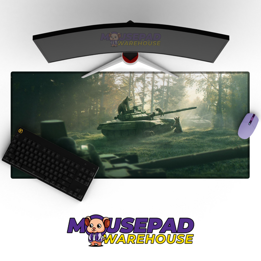 T-90 Tank V9 Mousepad Deskmat Mockup