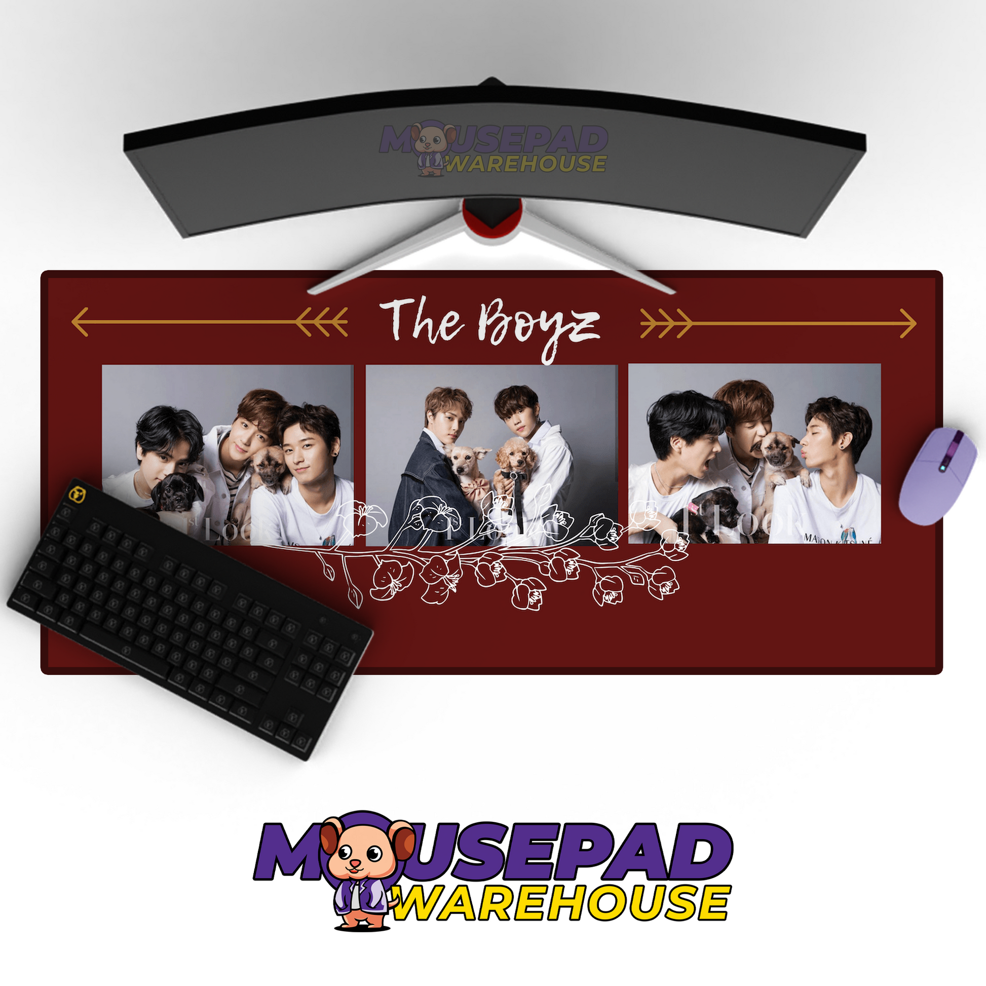 THE BOYZ V15 Mousepad Mockup