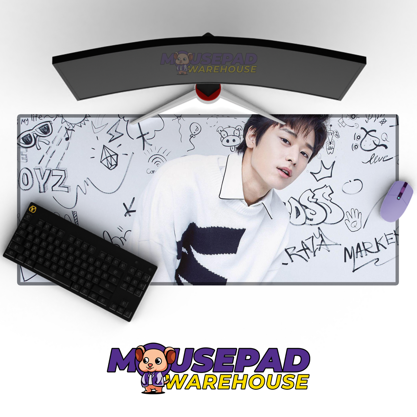 THE BOYZ V1 Mousepad Mockup
