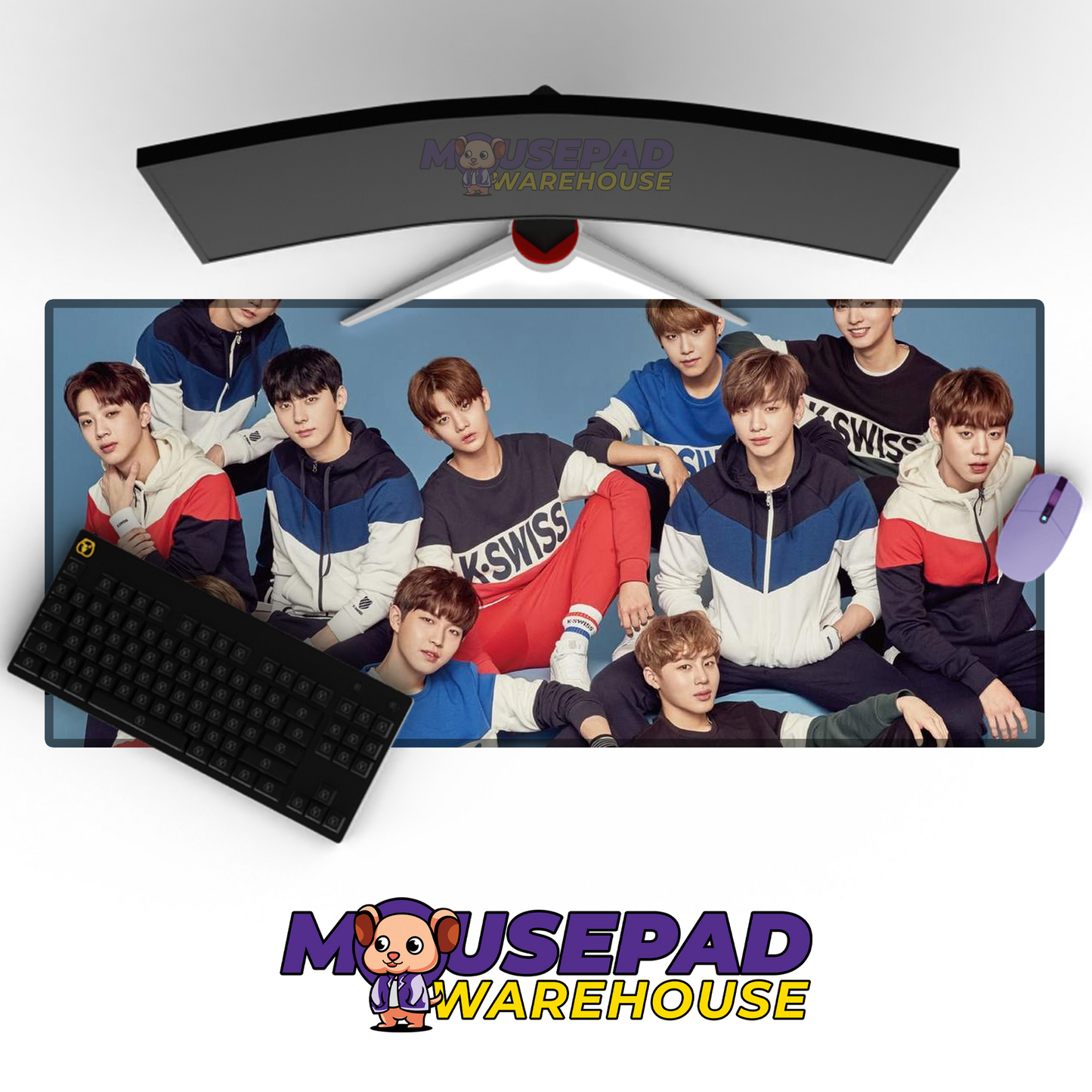 THE BOYZ V4 Mousepad Mockup