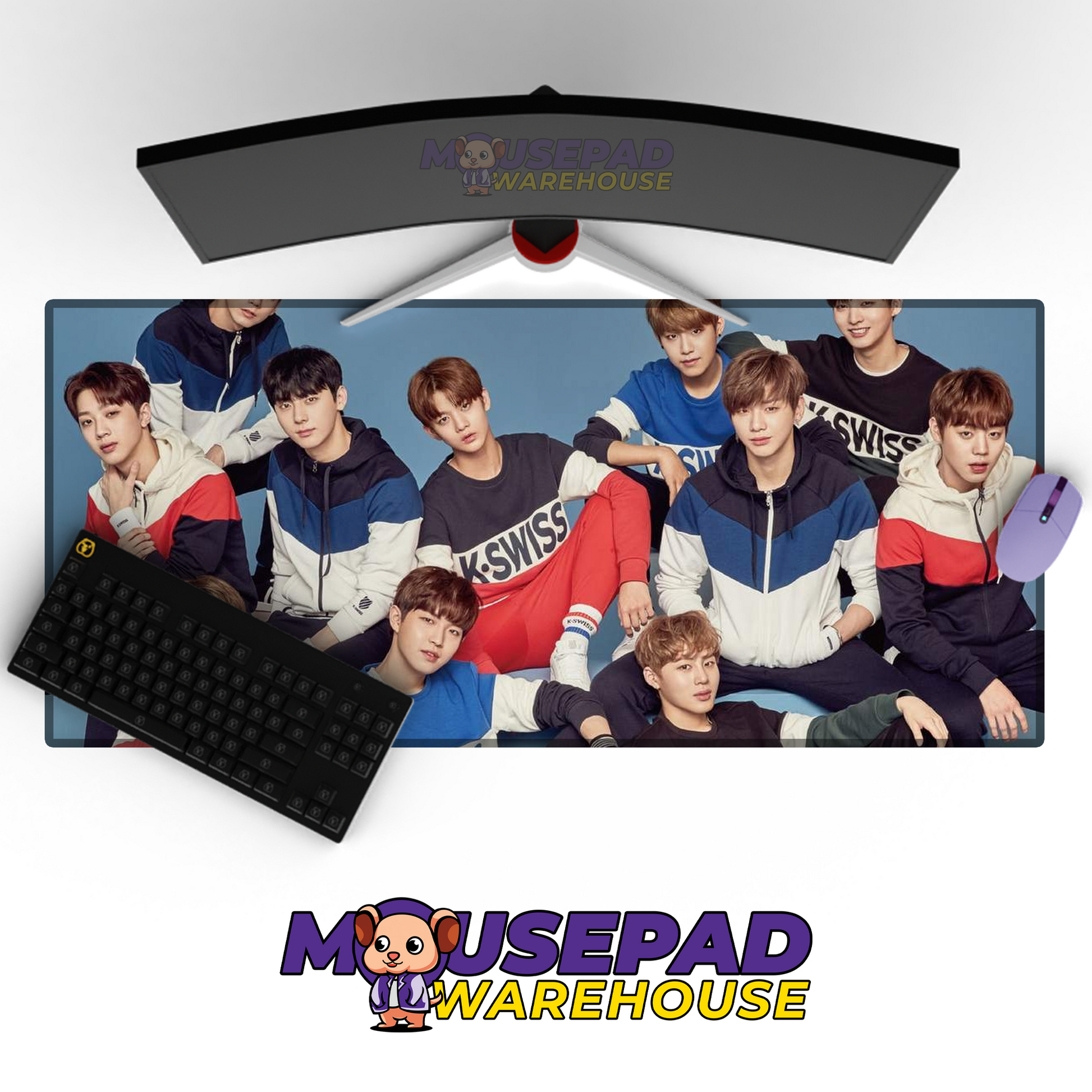 THE BOYZ V4 Mousepad Mockup