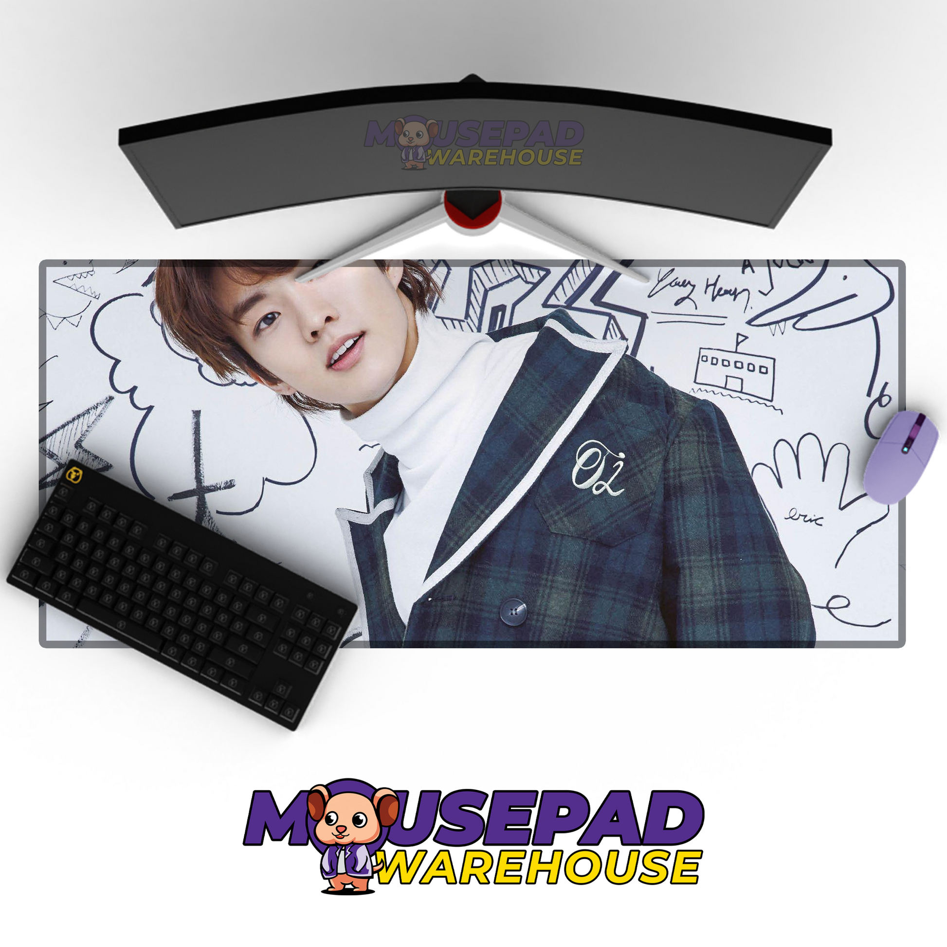THE BOYZ V6 Mousepad Mockup