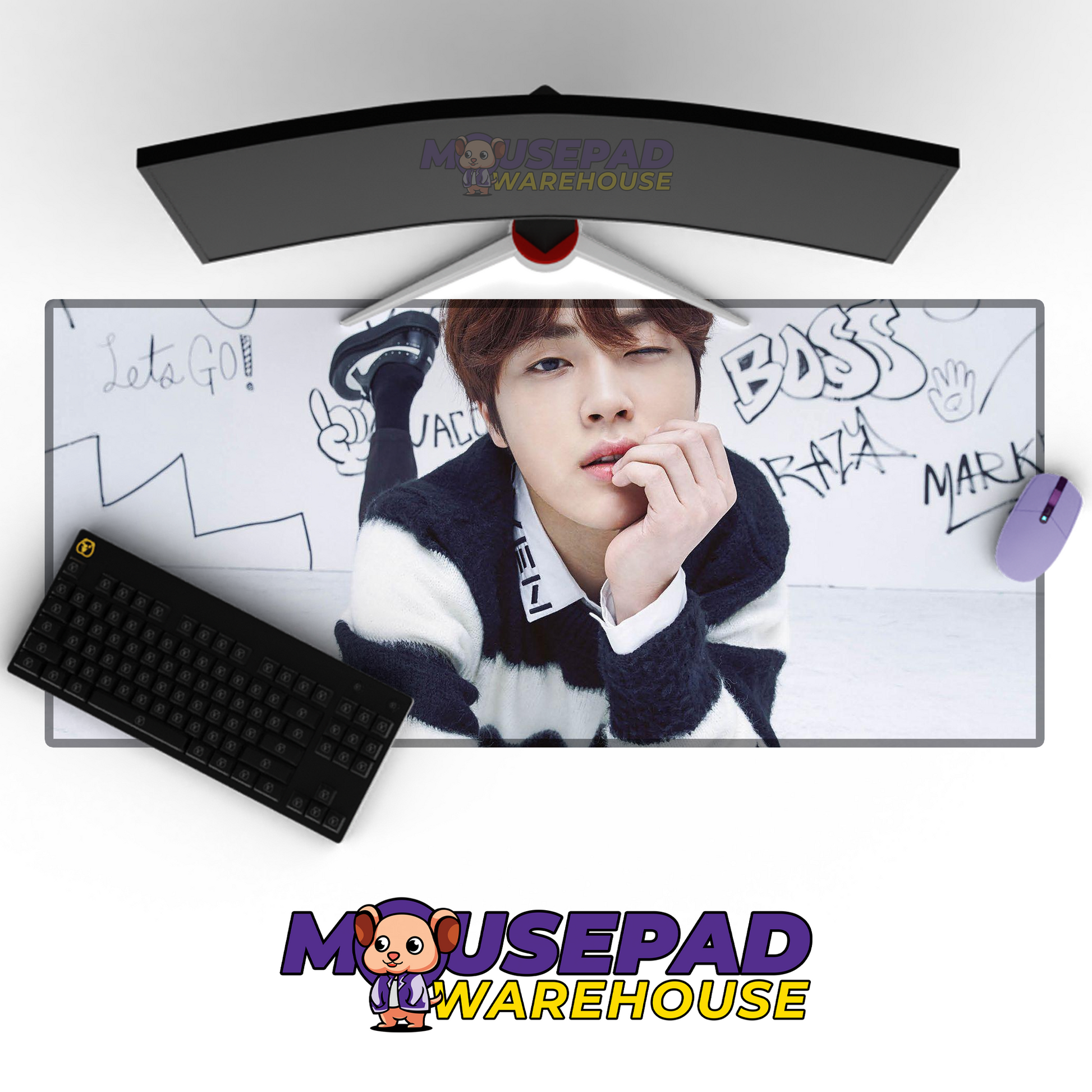 THE BOYZ V7 Mousepad Mockup