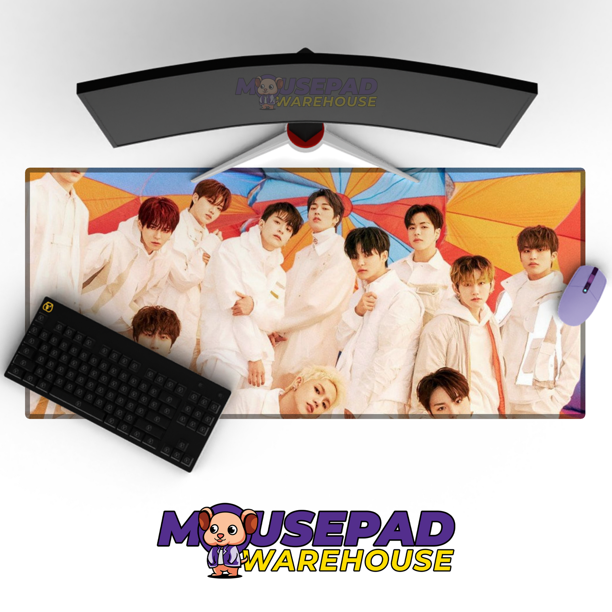 TREASURE V10 Mousepad Mockup