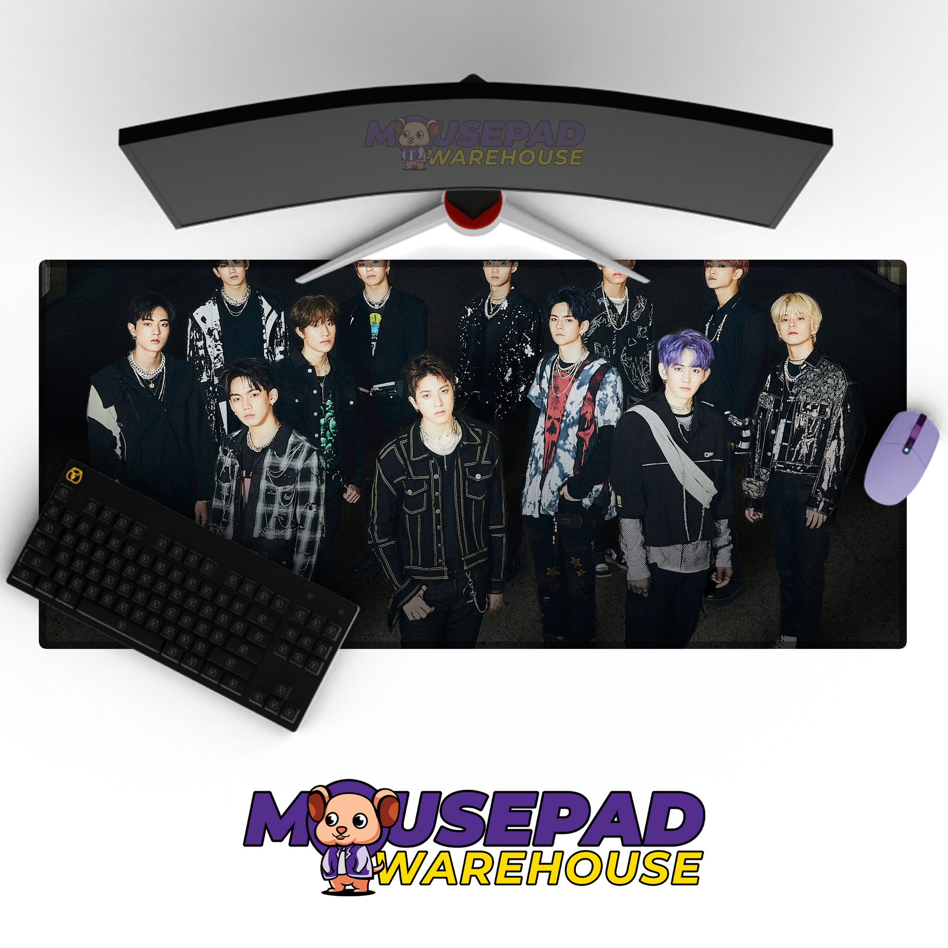 TREASURE V12 Mousepad Mockup