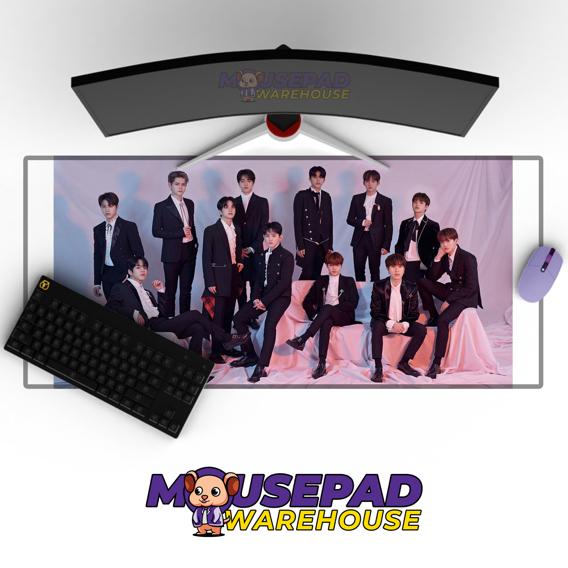 TREASURE V4 Mousepad Mockup