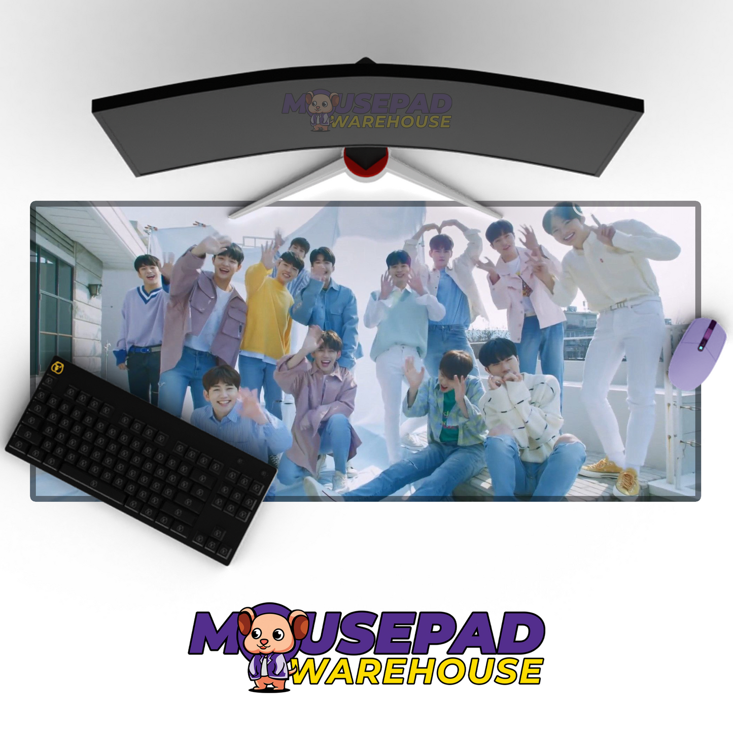 TREASURE V7 Mousepad Mockup