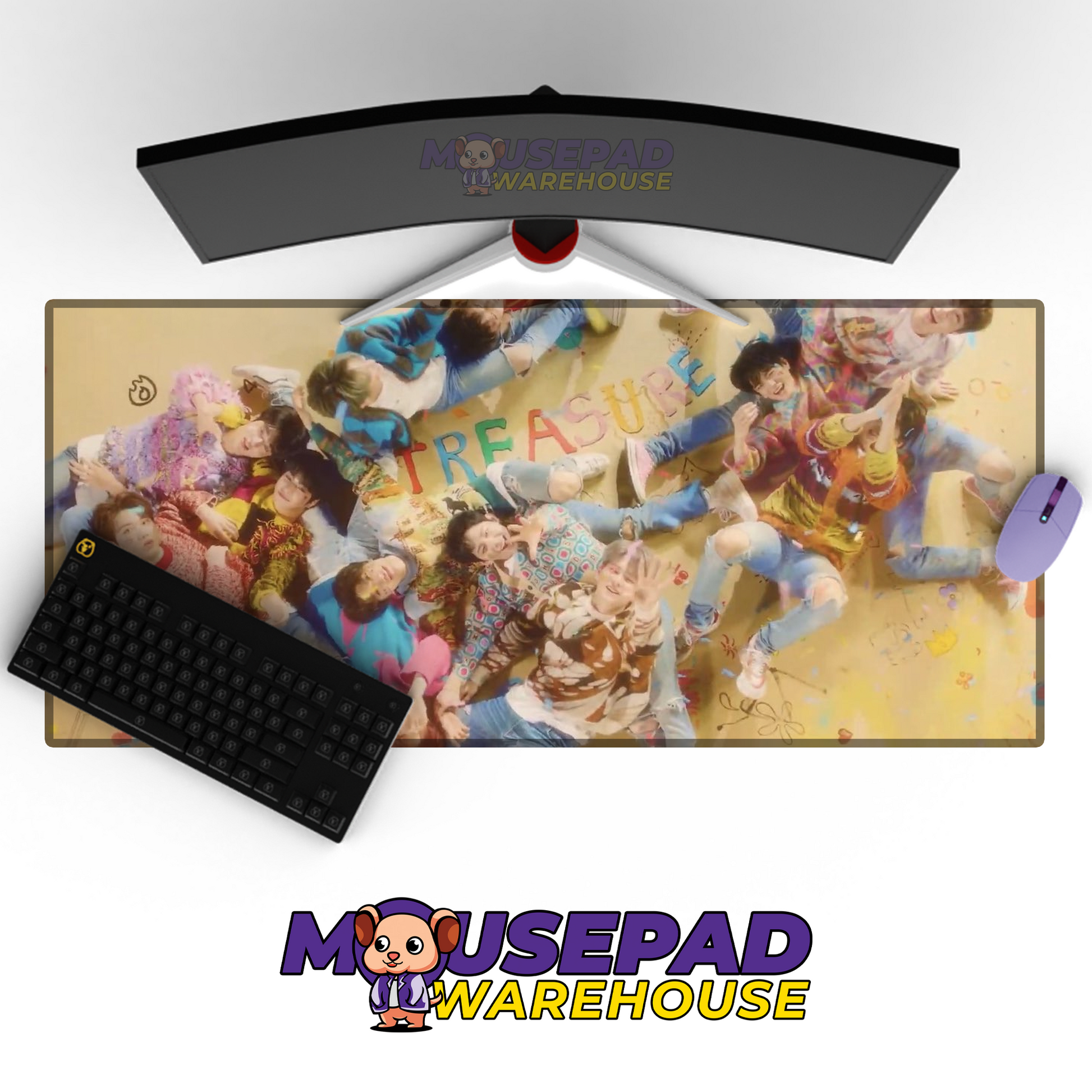 TREASURE V8 Mousepad Mockup