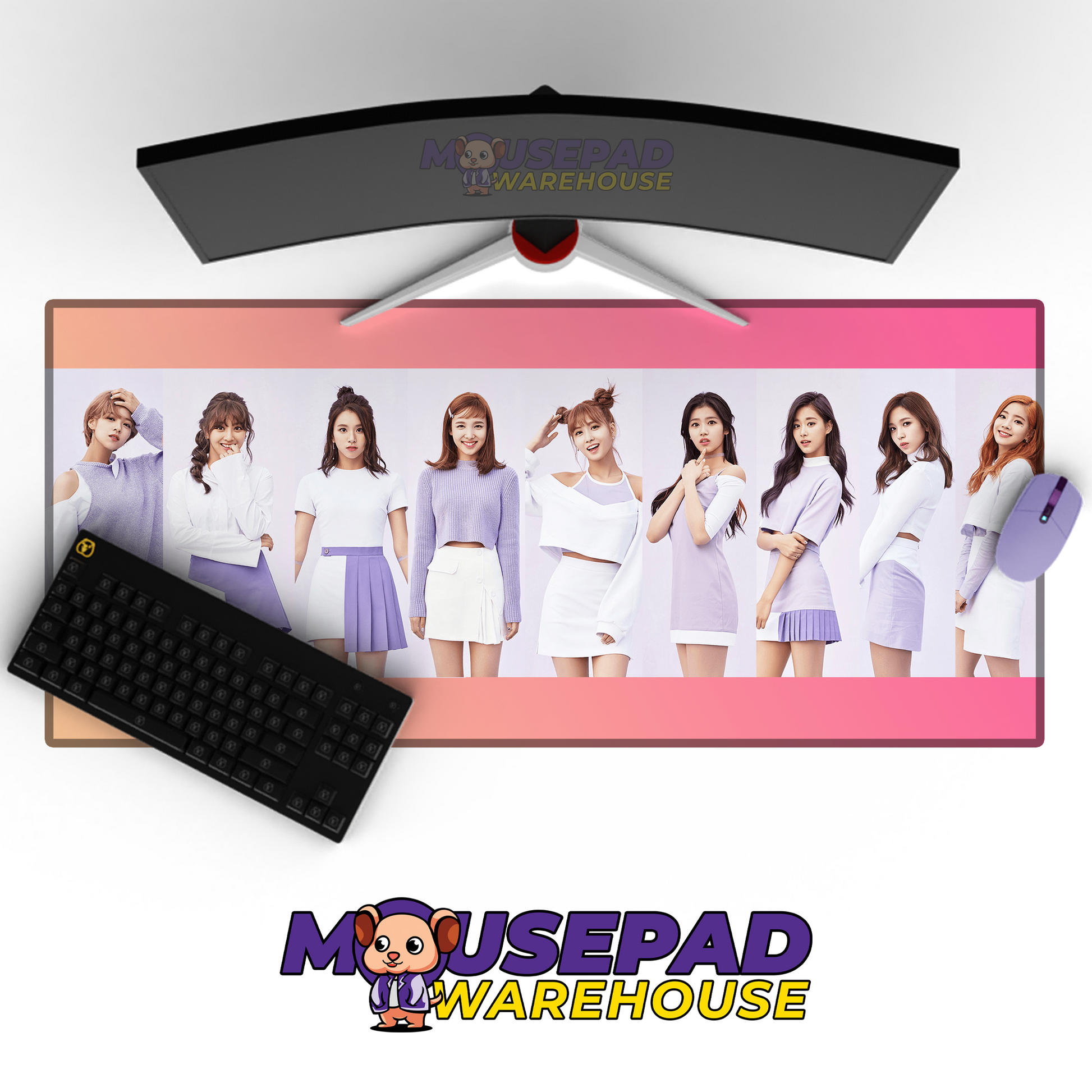 TWICE V32 Mousepad Mockup