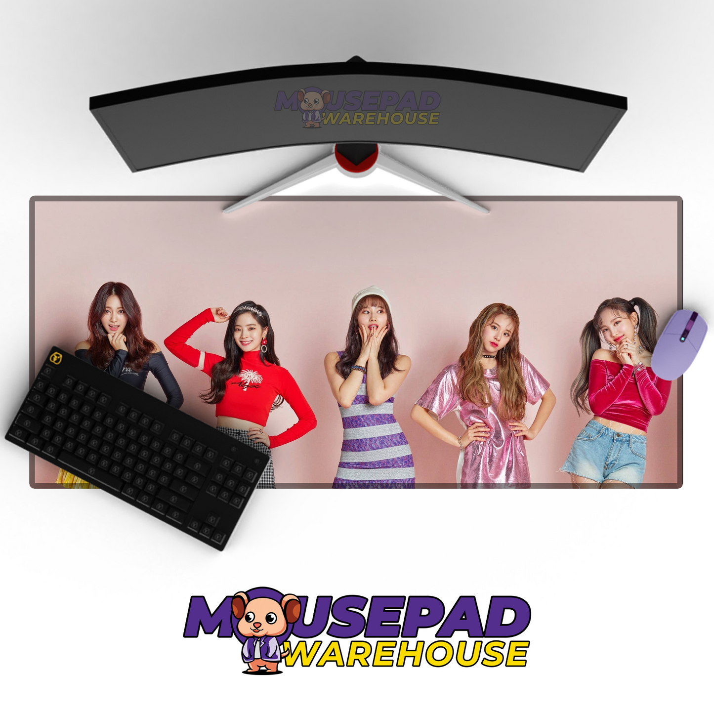 TWICE V6 Mousepad Mockup