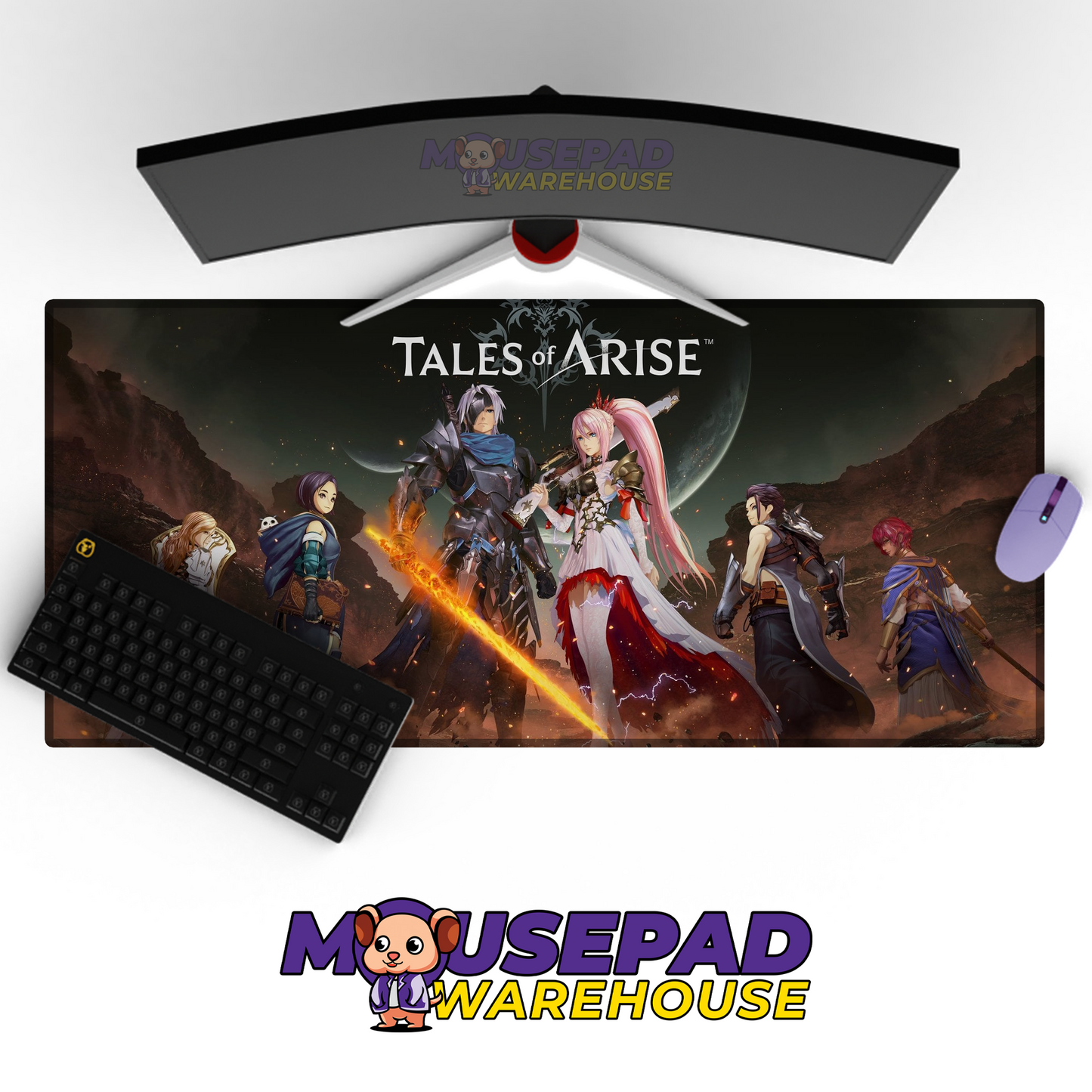 Tales of Arise V6 Mousepad Mockup