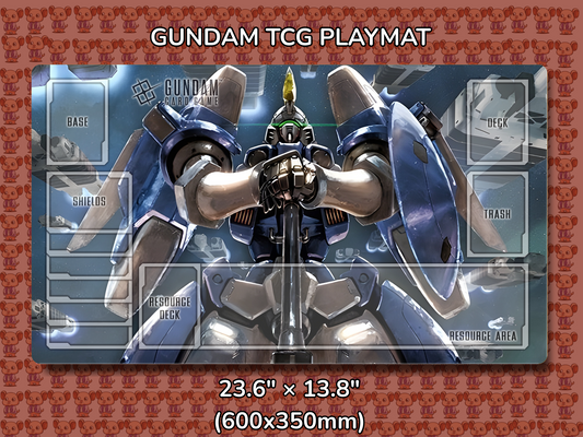 Tallgeese V2 Gundam TCG Playmat Mockup