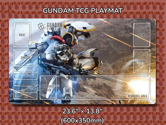 Tallgeese V4 Gundam TCG Playmat Mockup