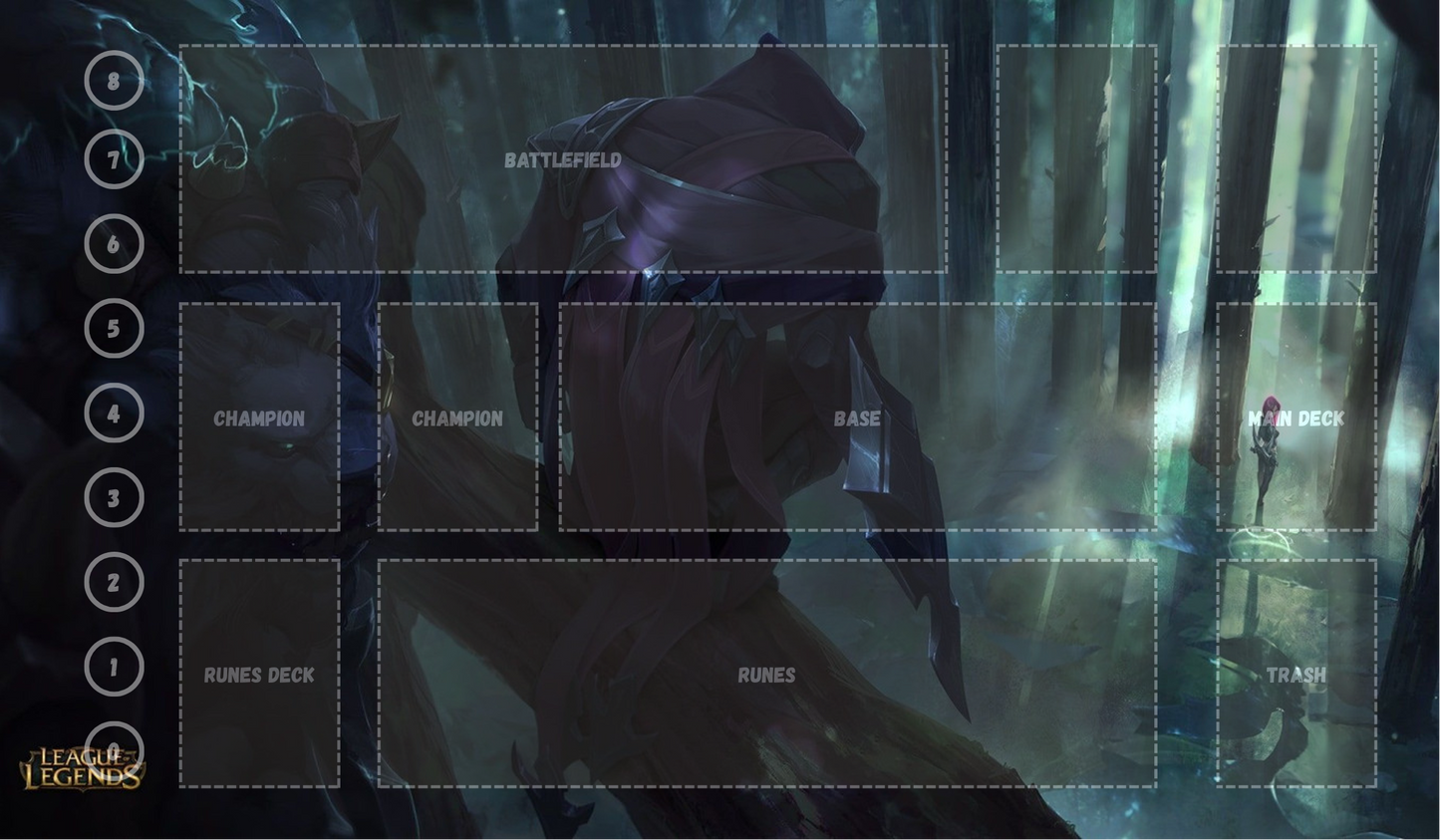 Talon V10 - RiftBound Trading Card Game Playmat