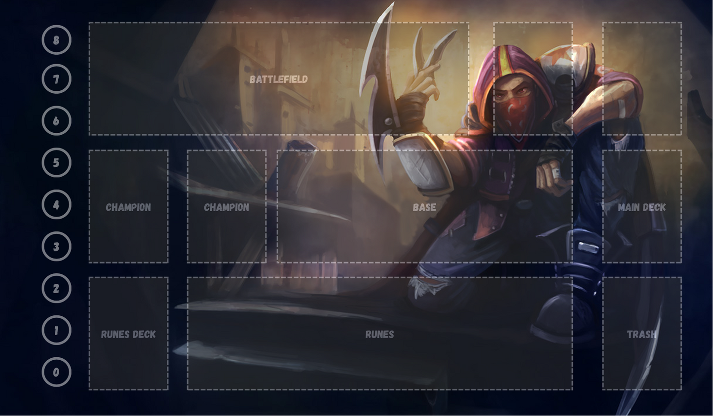 Talon V12 - RiftBound Trading Card Game Playmat