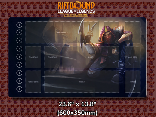 Talon V12 - RiftBound Trading Card Game Playmat Mockup