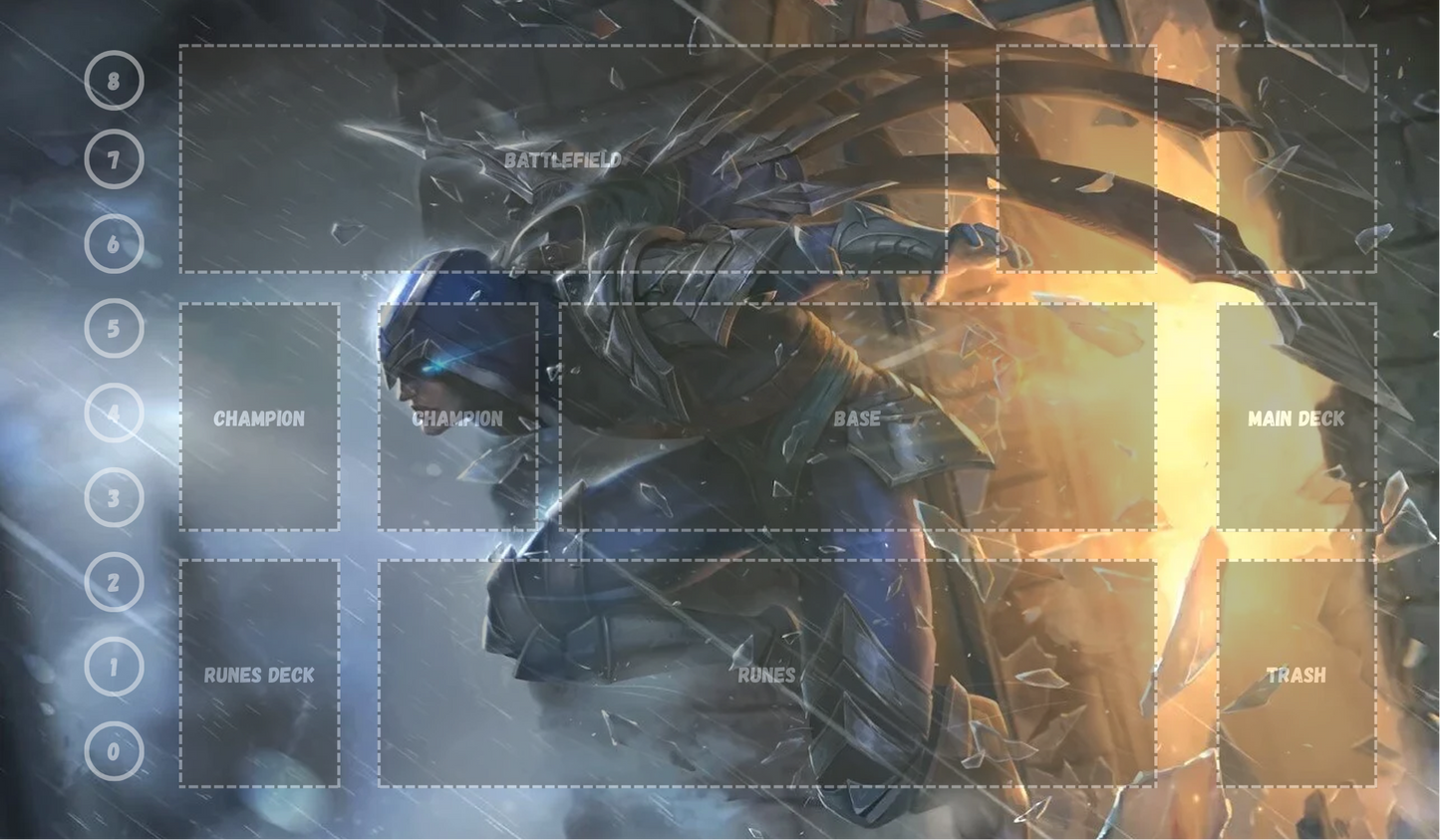 Talon V15 - RiftBound Trading Card Game Playmat