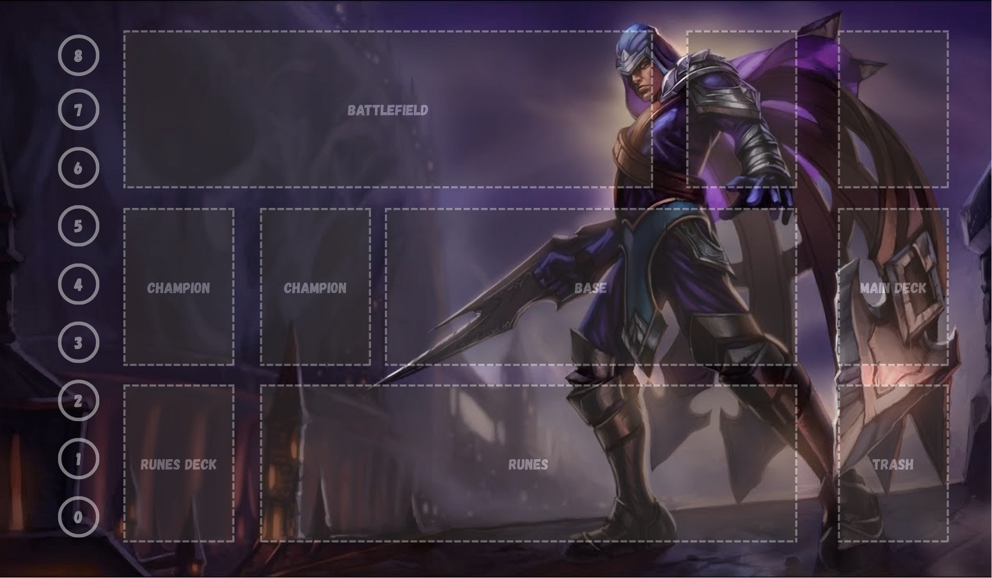 Talon V17 - RiftBound Trading Card Game Playmat