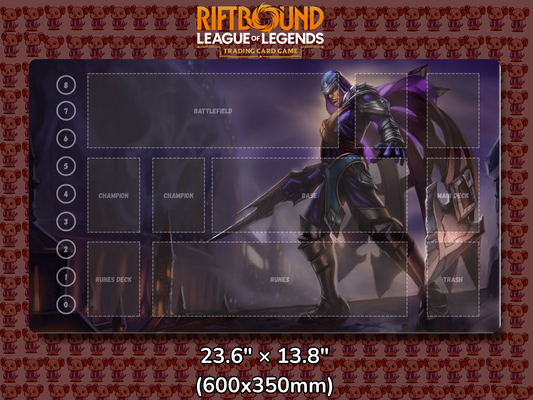 Talon V17 - RiftBound Trading Card Game Playmat Mockup
