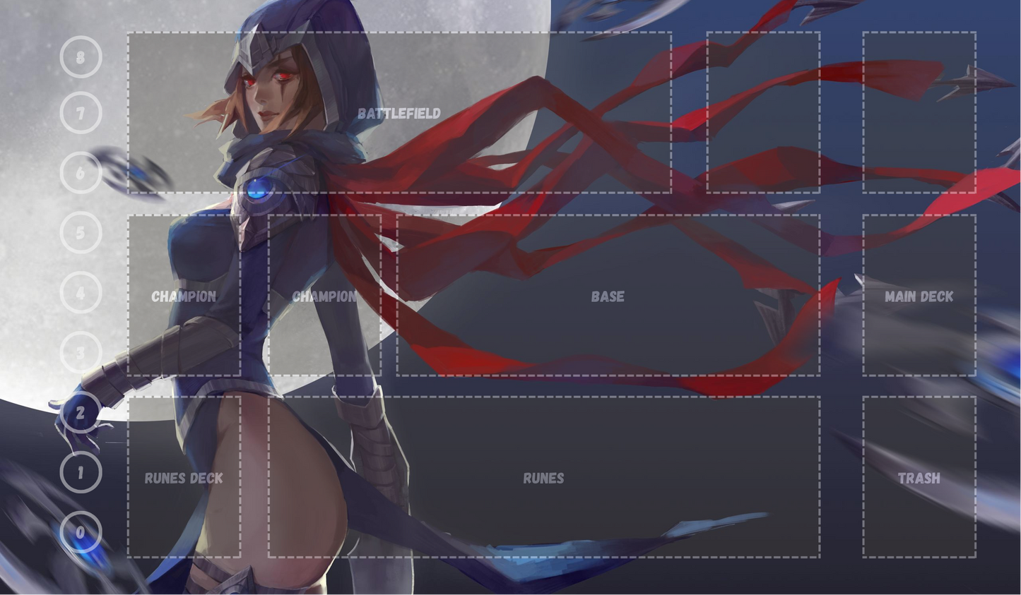 Talon V18 - RiftBound Trading Card Game Playmat