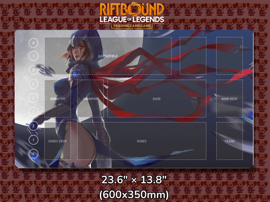 Talon V18 - RiftBound Trading Card Game Playmat Mockup