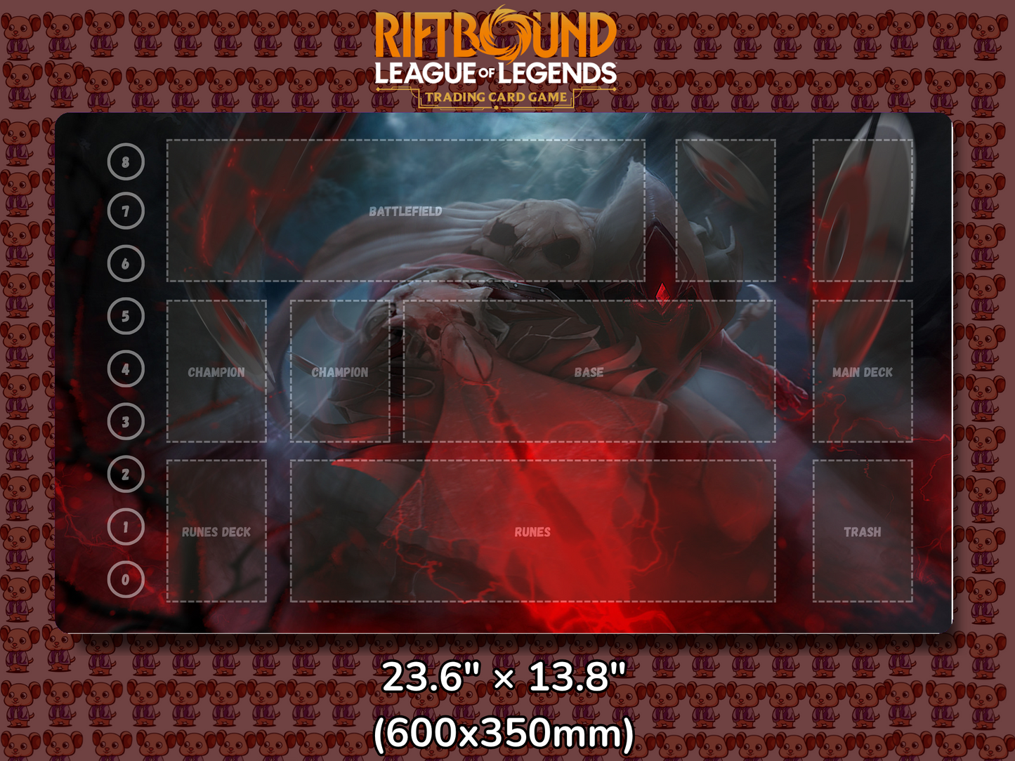 Talon V19 - RiftBound Trading Card Game Playmat Mockup