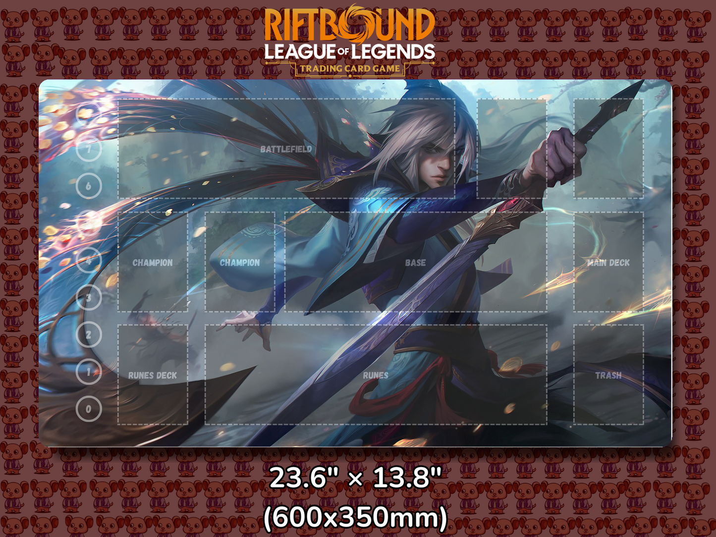 Talon V2 - RiftBound Trading Card Game Playmat Mockup