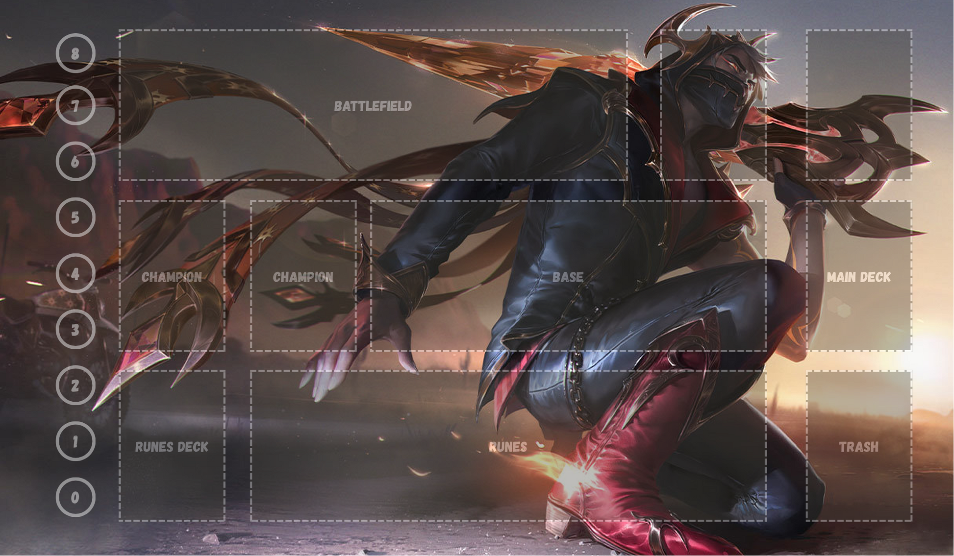 Talon V3 - RiftBound Trading Card Game Playmat