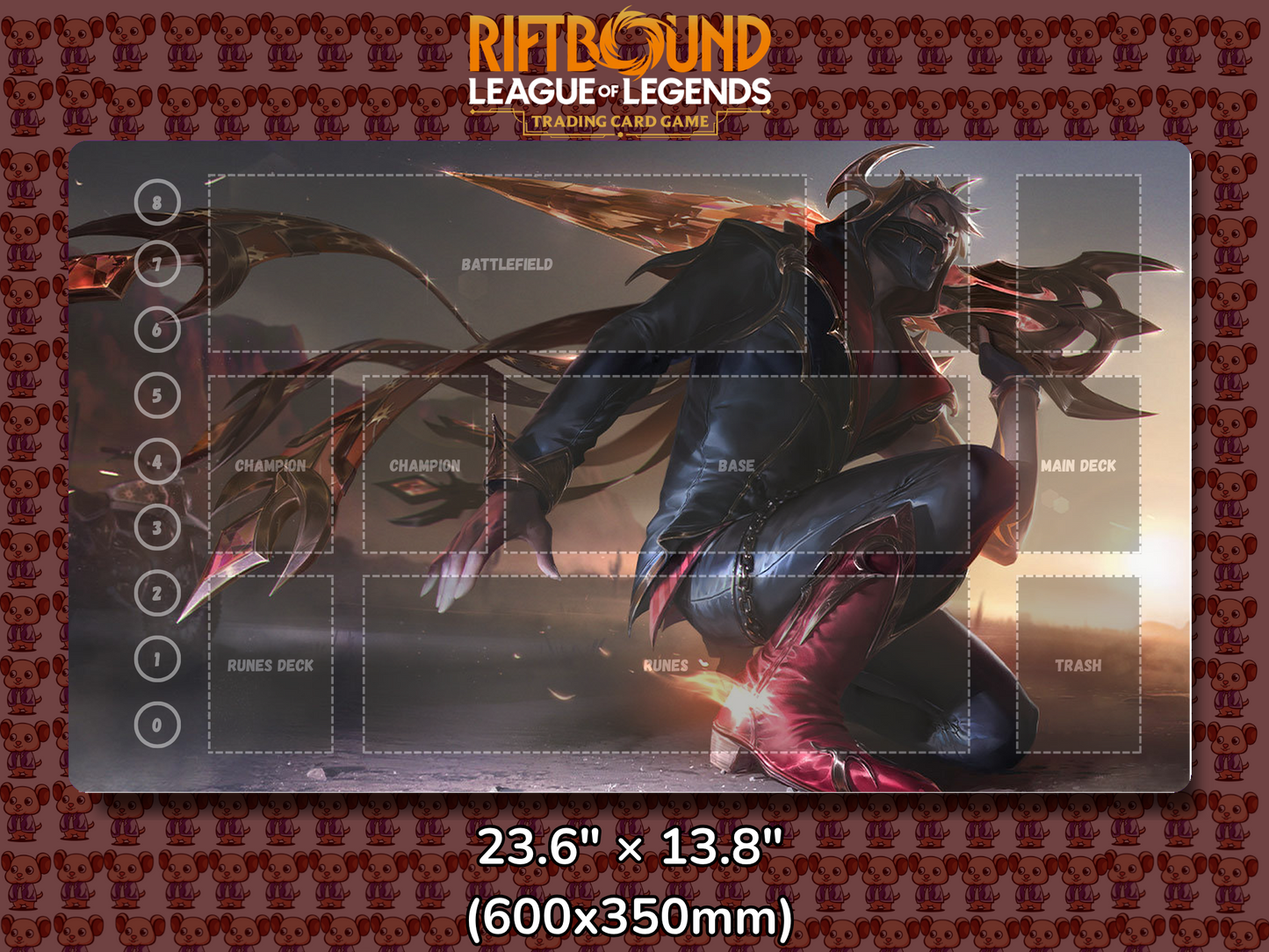 Talon V3 - RiftBound Trading Card Game Playmat Mockup