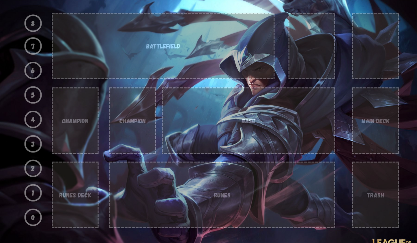 Talon V9 - RiftBound Trading Card Game Playmat