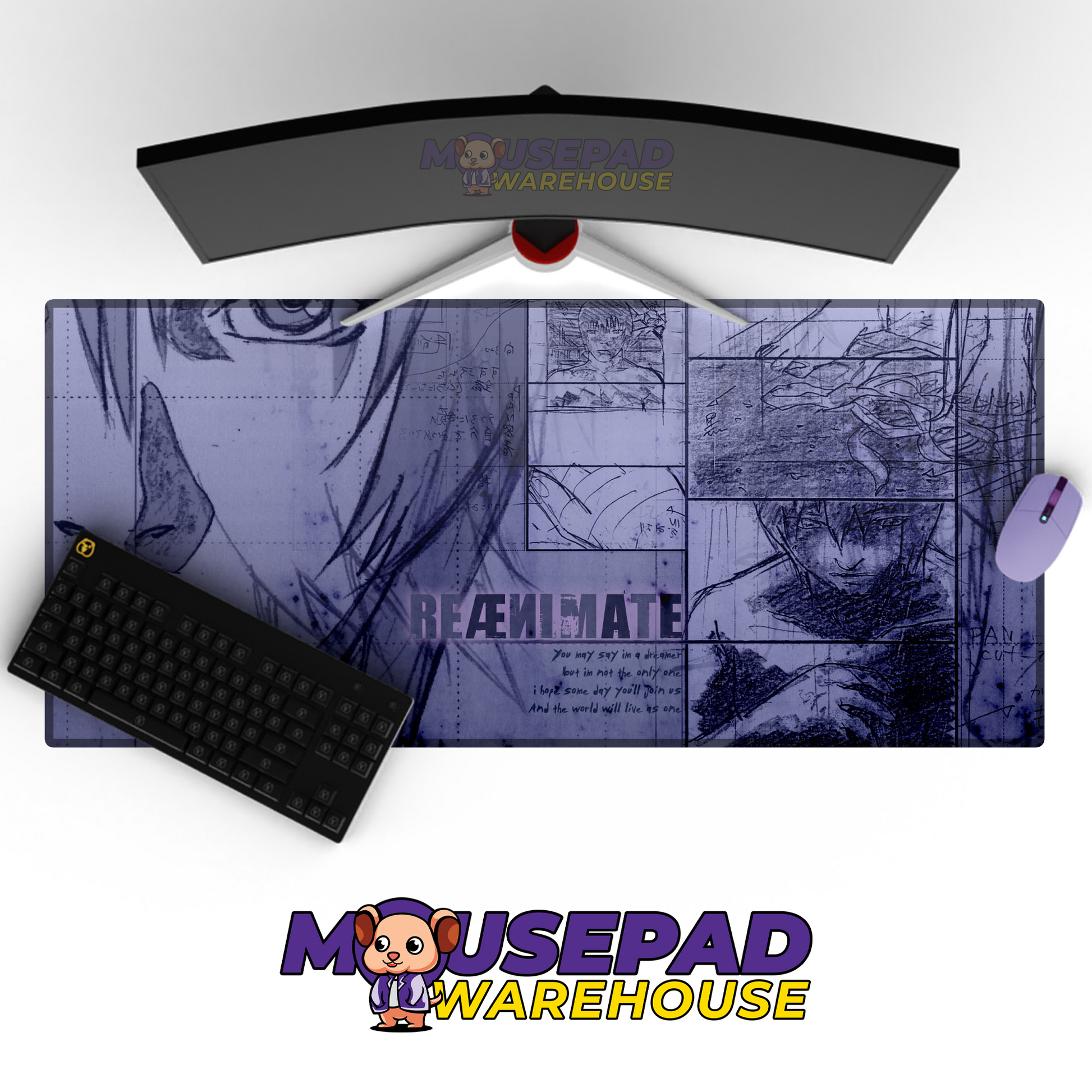 Texhnolyze V16 Mousepad Mockup