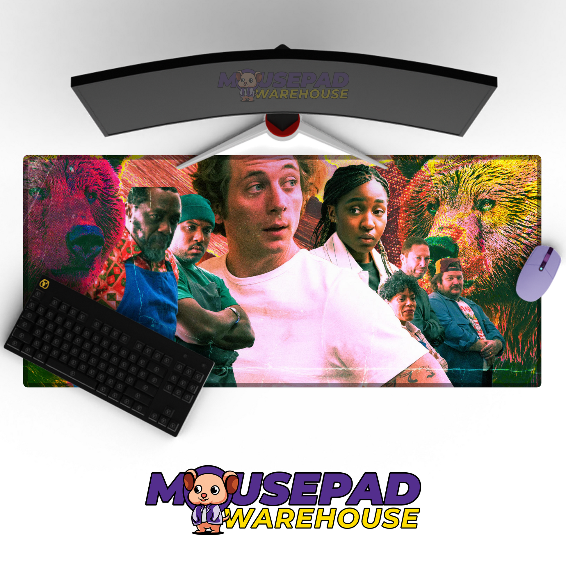The Bear V11 Mousepad Mockup