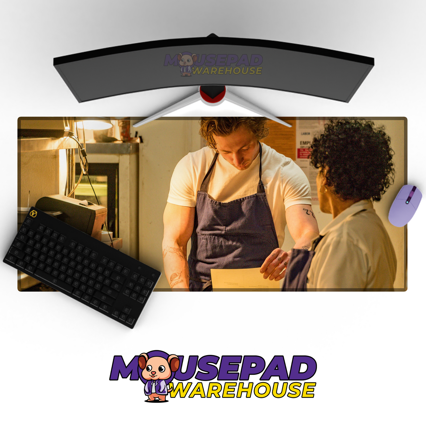 The Bear V1 Mousepad Mockup