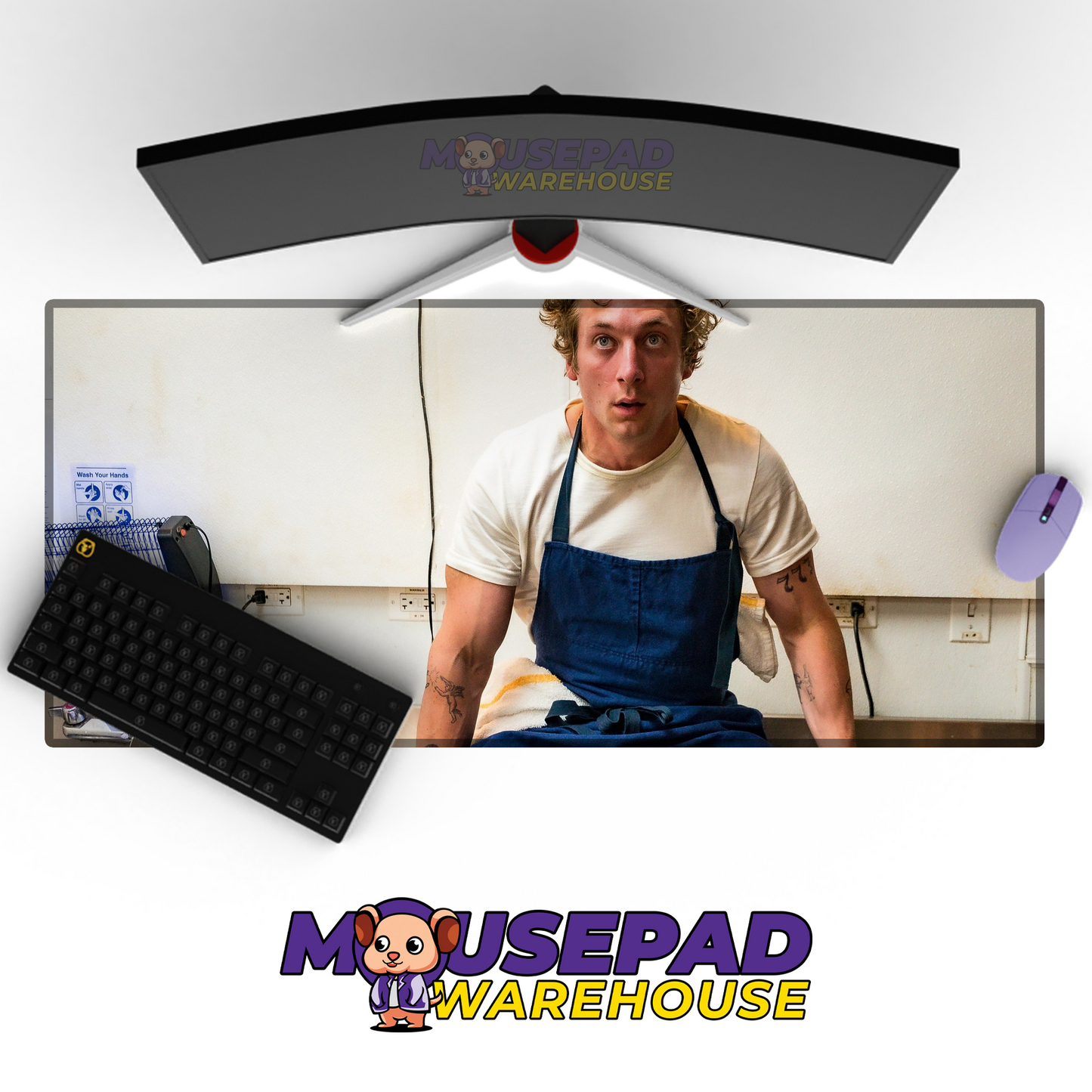 The Bear V3 Mousepad Mockup