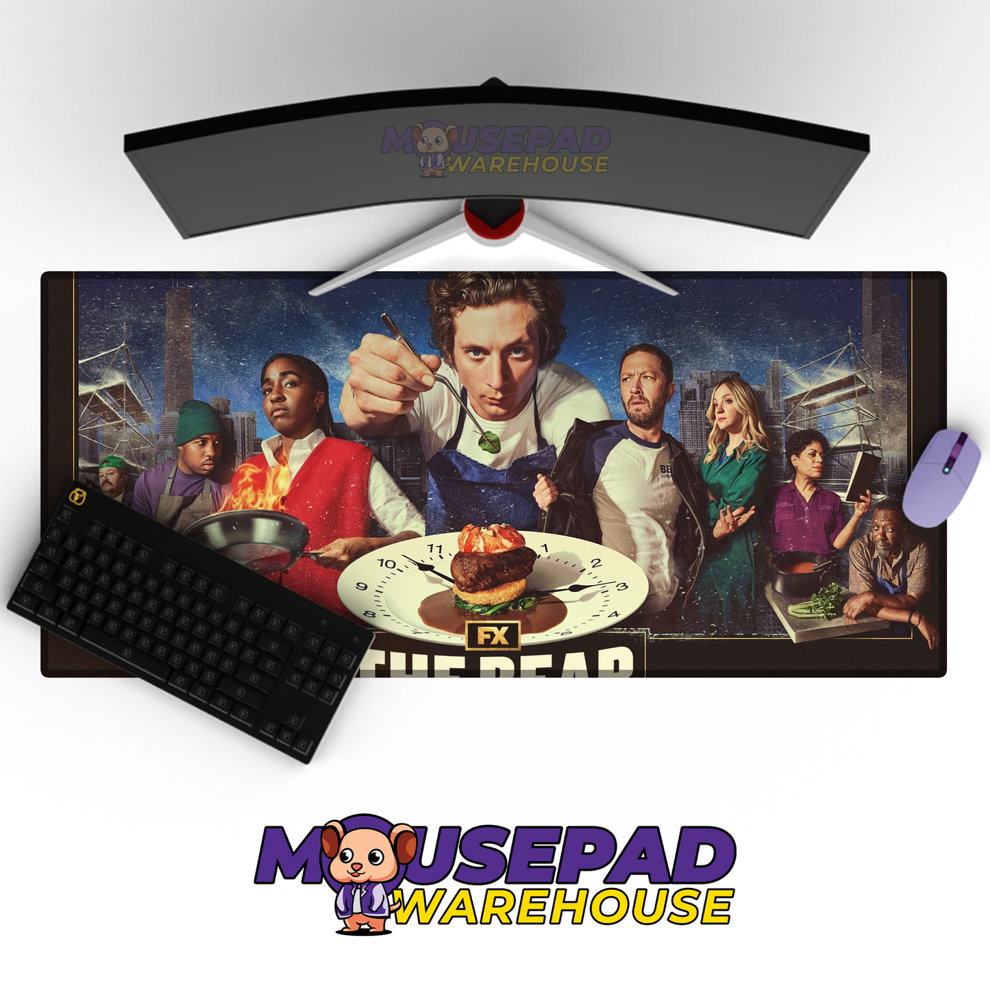 The Bear V4 Mousepad Mockup