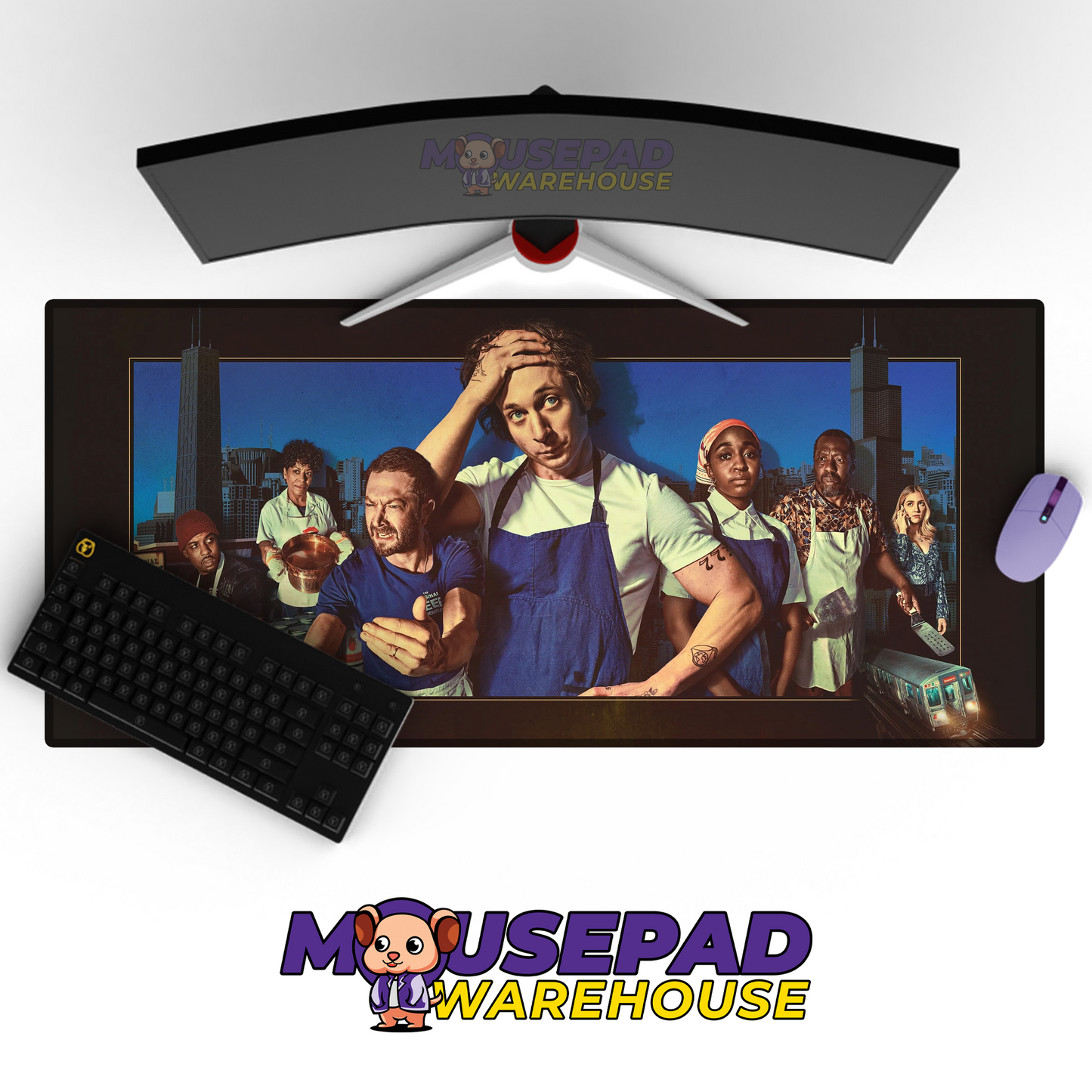 The Bear V5 Mousepad Mockup